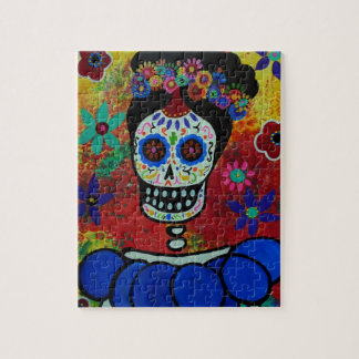 Frida Dia de Los Muertos Puzzle