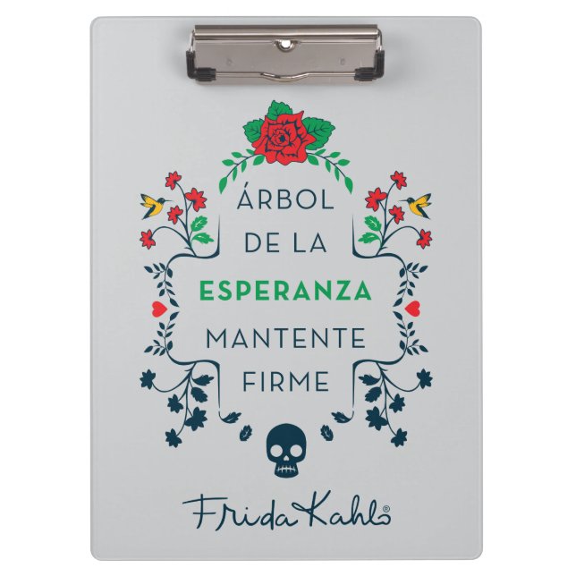 Frida Kahlo | Árbol De La Esperanza Clipboard (Front)