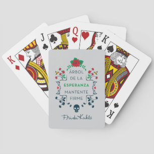 Frida Kahlo Árbol De La Esperanza Poker Cards