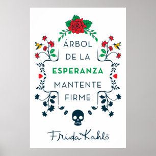 Frida Kahlo Árbol De La Esperanza Poster