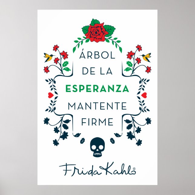 Frida Kahlo | Árbol De La Esperanza Poster (Front)