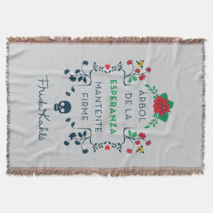 Frida Kahlo Árbol De La Esperanza Throw Blanket