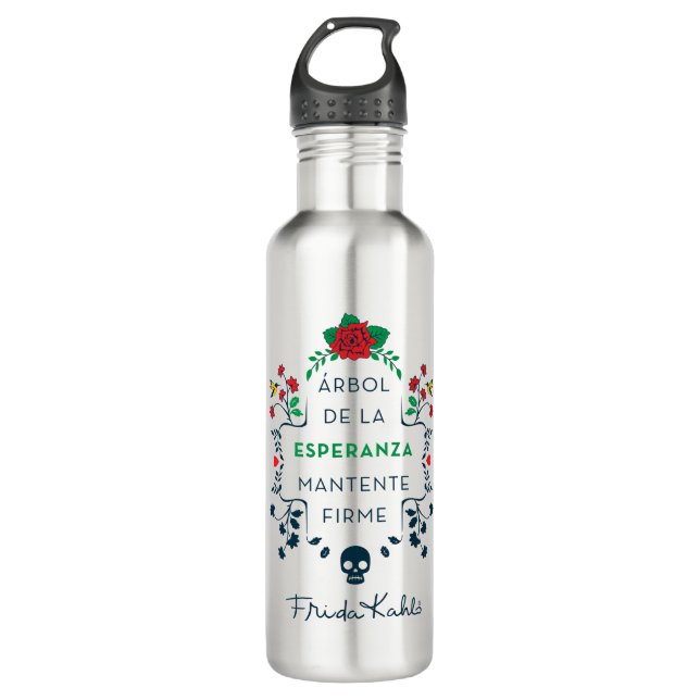 Frida Kahlo | Árbol De La Esperanza Water Bottle (Front)