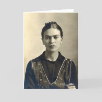 Frida Kahlo Arms Crossed Card