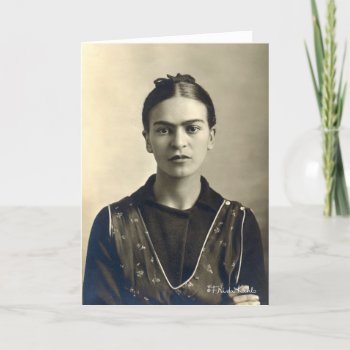 Frida Kahlo Arms Crossed Card by fridakahlo at Zazzle