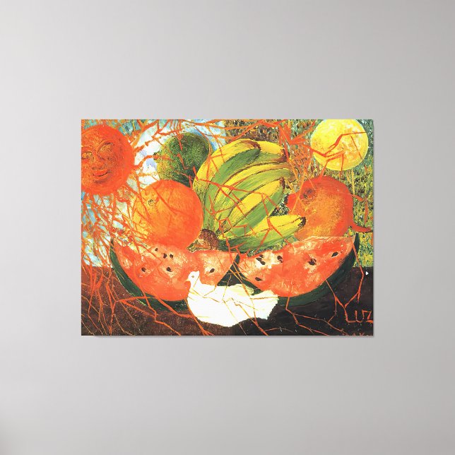 Frida Kahlo art Canvas Print (Front)