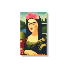 Frida Kahlo as Mona Lisa
