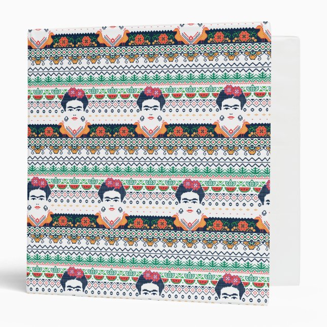 Frida Kahlo | Aztec 3 Ring Binder (Front/Inside)