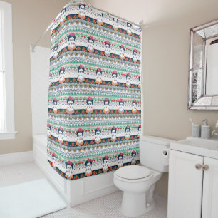 Frida Kahlo Aztec Shower Curtain