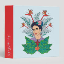 Frida Kahlo | Birds of Paradise Floral Graphic 3 Ring Binder