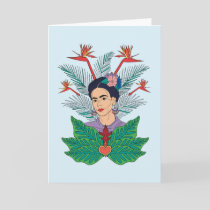 Frida Kahlo | Birds of Paradise Floral Graphic Card