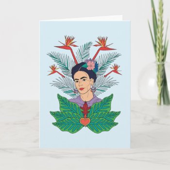 Frida Kahlo | Birds Of Paradise Floral Graphic Card by fridakahlo at Zazzle