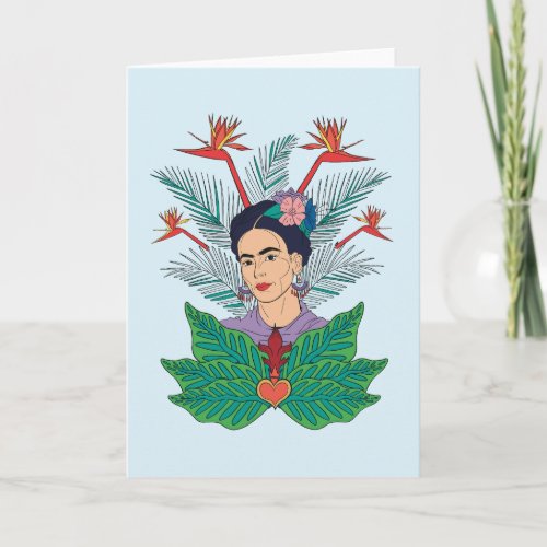 Frida Kahlo  Birds of Paradise Floral Graphic Card
