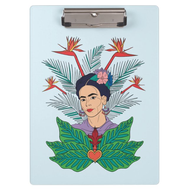 Frida Kahlo | Birds of Paradise Floral Graphic Clipboard (Front)