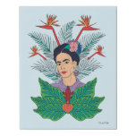 Frida Kahlo | Birds of Paradise Floral Graphic Faux Canvas Print
