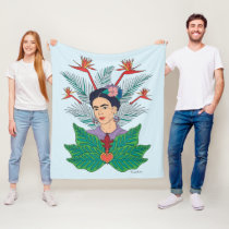 Frida Kahlo | Birds of Paradise Floral Graphic Fleece Blanket