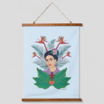 Frida Kahlo | Birds of Paradise Floral Graphic Hanging Tapestry