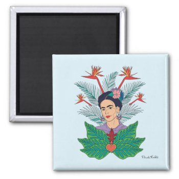 Frida Kahlo | Birds Of Paradise Floral Graphic Magnet by fridakahlo at Zazzle