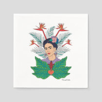 Frida Kahlo | Birds of Paradise Floral Graphic Napkins