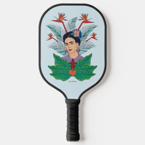 Frida Kahlo  Birds of Paradise Floral Graphic Pickleball Paddle