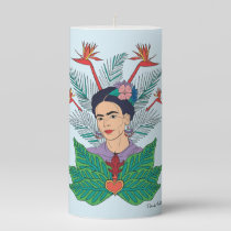 Frida Kahlo | Birds of Paradise Floral Graphic Pillar Candle