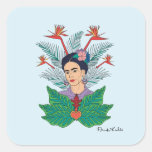 Frida Kahlo | Birds of Paradise Floral Graphic Square Sticker