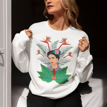 Frida Kahlo | Birds Of Paradise Floral Graphic Sweatshirt by fridakahlo at Zazzle