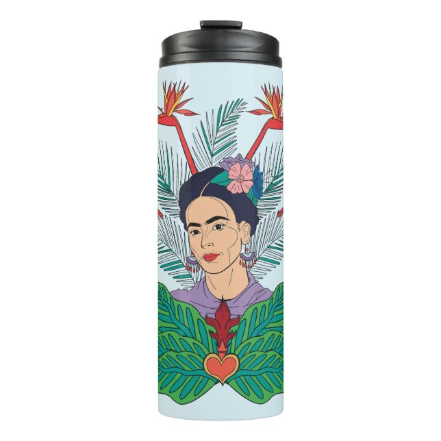 Frida Kahlo | Birds of Paradise Floral Graphic Thermal Tumbler (Front)