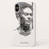 Frida Kahlo Black and White Portrait iPhone X Case