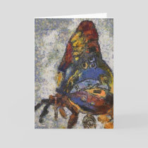 Frida Kahlo Butterfly Monet Inspired Card