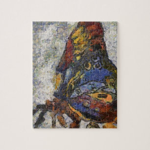 Frida Kahlo Butterfly Monet Inspired Jigsaw Puzzle