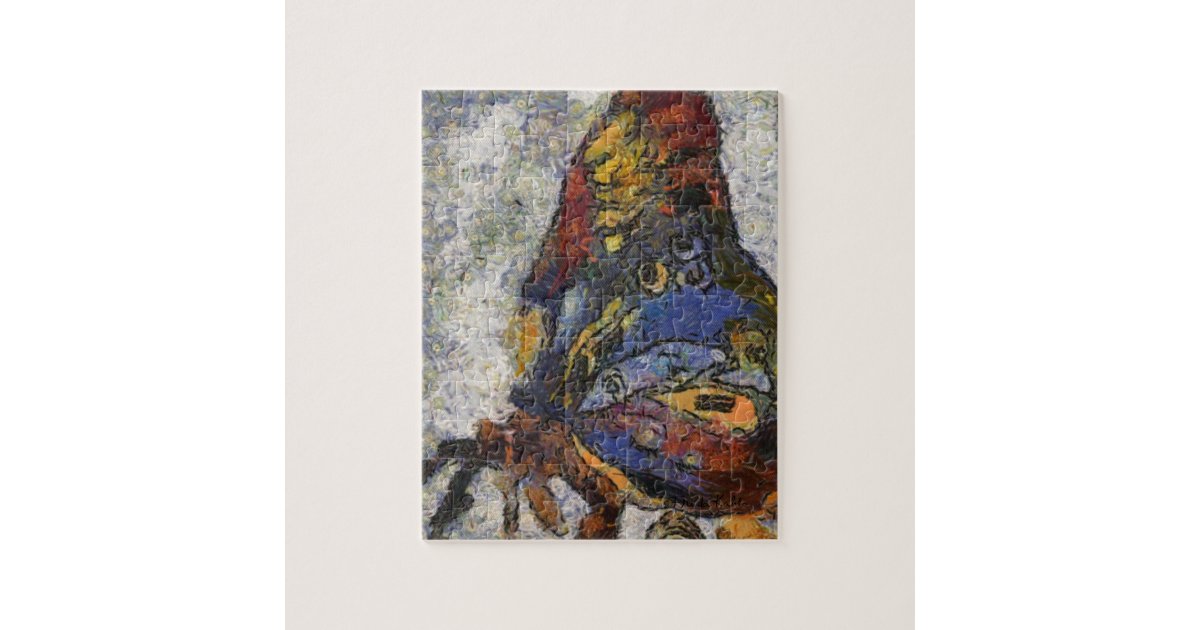 Frida Kahlo Butterfly Monet Inspired Jigsaw Puzzle