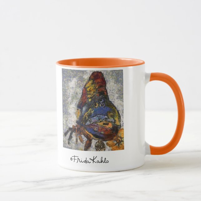 Frida Kahlo Butterfly Monet Inspired Mug (Right)