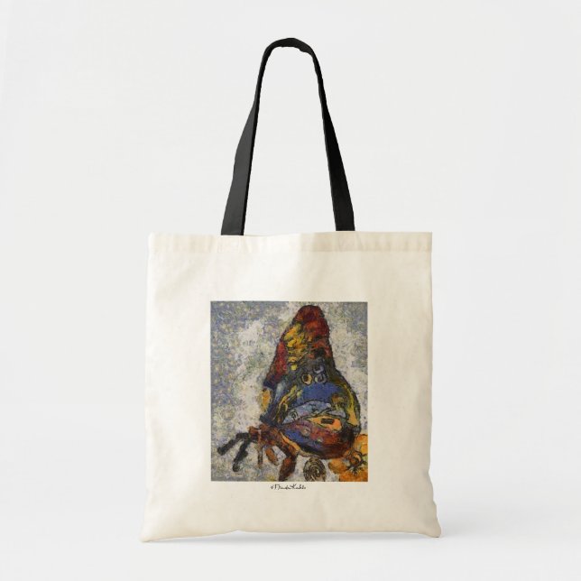 Frida Kahlo Butterfly Monet Inspired Tote Bag (Front)