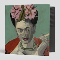 Frida Kahlo by Garcia Villegas 3 Ring Binder