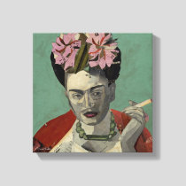 Frida Kahlo by Garcia Villegas Canvas Print