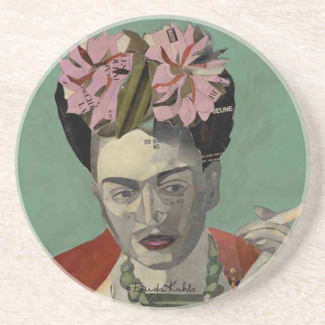 Frida Kahlo by Garcia Villegas Drink Coaster (Front)