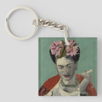 Frida Kahlo by Garcia Villegas Keychain