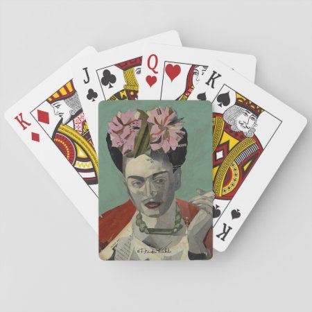 Frida Kahlo By Garcia Villegas Playing Cards