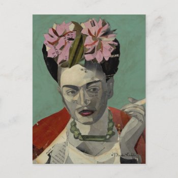 Frida Kahlo By Garcia Villegas Postcard by fridakahlo at Zazzle