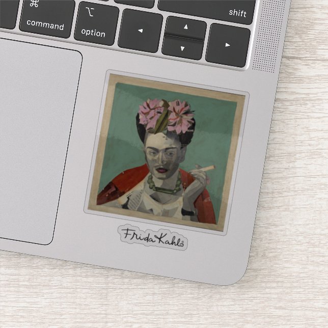 Frida Kahlo by Garcia Villegas Sticker (Detail)