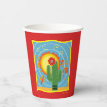 Frida Kahlo Cactus Graphic Paper Cups