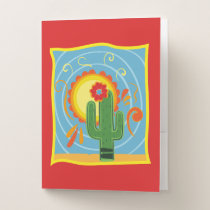 Frida Kahlo Cactus Graphic Pocket Folder