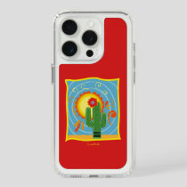 Frida Kahlo Cactus Graphic iPhone 15 Pro Case