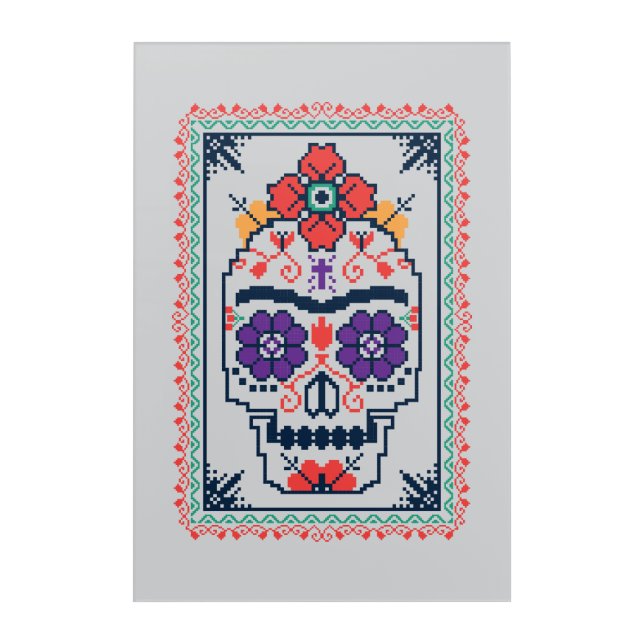 Frida Kahlo | Calavera Acrylic Print (Front)