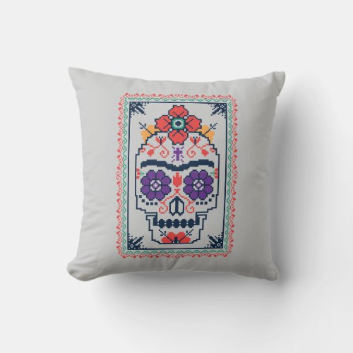 Frida Kahlo  Calavera Throw Pillow