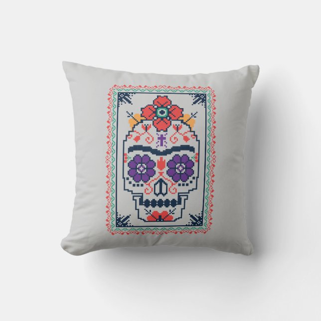 Frida Kahlo | Calavera Throw Pillow (Front)