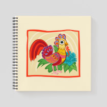 Frida Kahlo Chicken Graphic Notebook