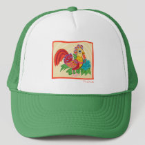 Frida Kahlo Chicken Graphic Trucker Hat