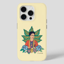 Frida Kahlo Colorful Floral Graphic iPhone 15 Pro Case